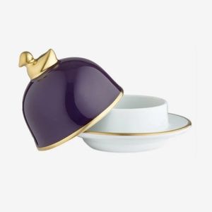 Legle Sous Le Soleil Aubergine Butter Dish